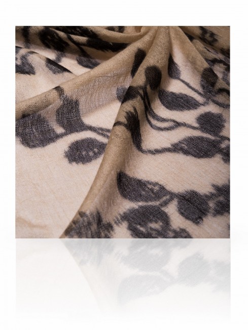 Палантин Женский W-SMALL.LEAF/BEIGE